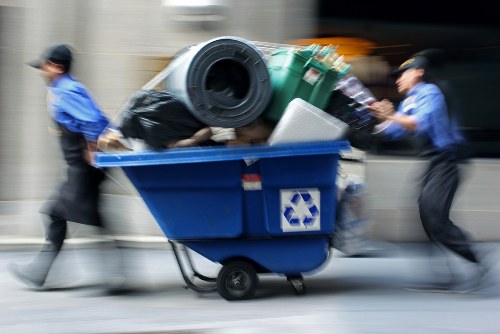 Professional furniture disposal team